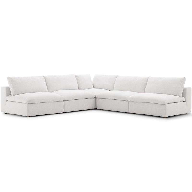 Copper Grove Hrazdan Down-filled Overstuffed 5-piece Sectional Sofa Set