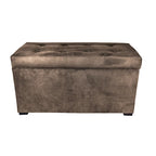 MJL Furniture Angela 8-button Tufted Obsession Storage Trunk Bench