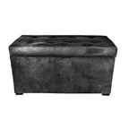 MJL Furniture Angela 8-button Tufted Obsession Storage Trunk Bench