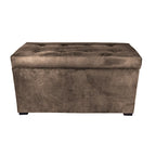 MJL Furniture Angela 8-button Tufted Obsession Storage Trunk Bench