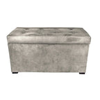 MJL Furniture Angela 8-button Tufted Obsession Storage Trunk Bench