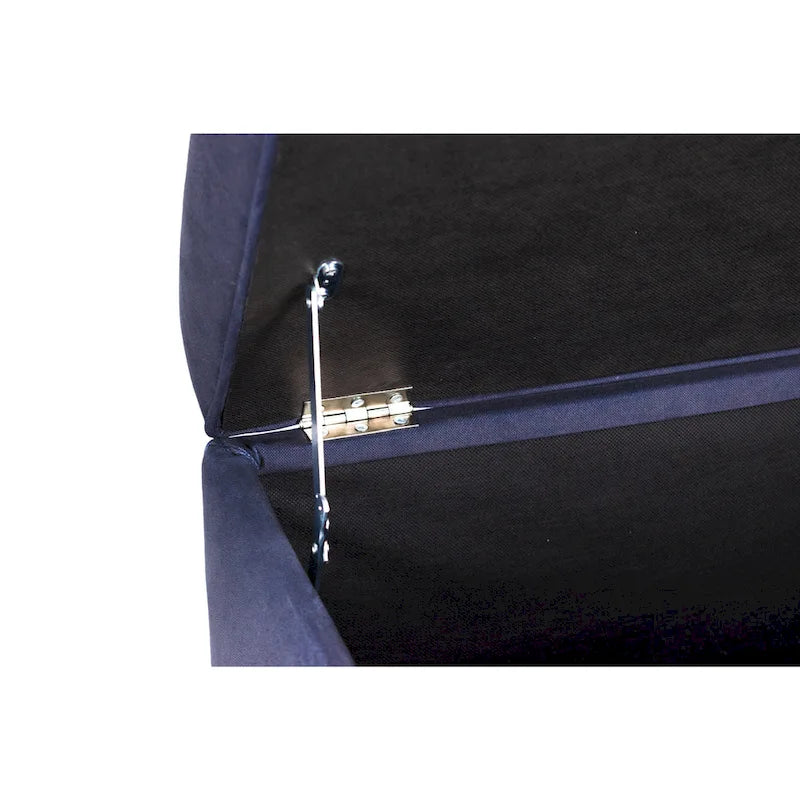 MJL Furniture Angela 8-button Tufted Obsession Storage Trunk Bench