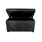 MJL Furniture Angela 8-button Tufted Obsession Storage Trunk Bench