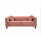 Hills Tufted Back Nailhead 2PCS Living Room set