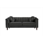 Hills Tufted Back Nailhead 2PCS Living Room set