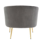 Silver Orchid Randolf Velvet Accent Chair