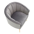 Silver Orchid Randolf Velvet Accent Chair