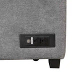 Nestfair 2 in 1 Pull Out Sofa Bed L Shape Couch with Storage Ottoman