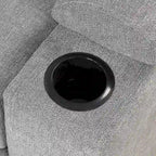 Nestfair 2 in 1 Pull Out Sofa Bed L Shape Couch with Storage Ottoman