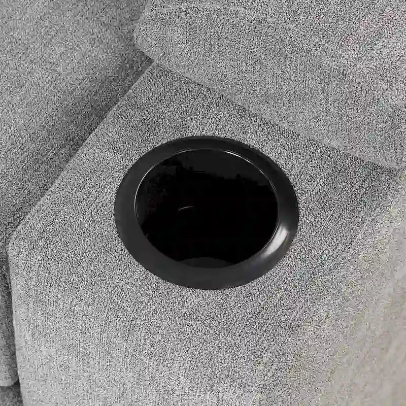 Nestfair 2 in 1 Pull Out Sofa Bed L Shape Couch with Storage Ottoman