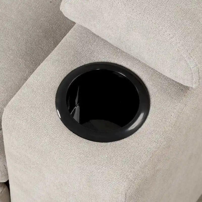 Nestfair 2 in 1 Pull Out Sofa Bed L Shape Couch with Storage Ottoman