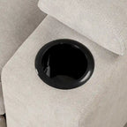 Nestfair 2 in 1 Pull Out Sofa Bed L Shape Couch with Storage Ottoman