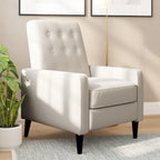 Pushback Recliner with Button Tufted Back