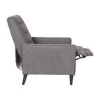 Pushback Recliner with Button Tufted Back