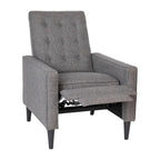 Pushback Recliner with Button Tufted Back