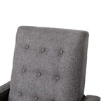 Pushback Recliner with Button Tufted Back