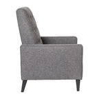 Pushback Recliner with Button Tufted Back