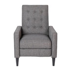 Pushback Recliner with Button Tufted Back