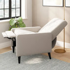 Pushback Recliner with Button Tufted Back