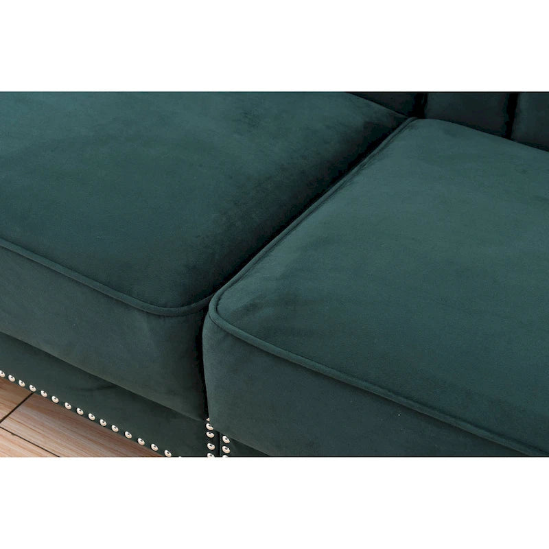 Legend Furniture Covertible Velvet Sofa Bed Sleeper