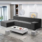 Williamspace Modern Glam LargeUpholstered Sectional Sofa L-shape With Chaise Living Room
