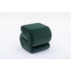 Modern S-shape Ottoman Makeup Stool Footstool for Living Room,Bedroom