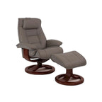 Fjords Mustang Leather Recliner and Ottoman