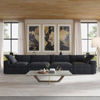 4-Seater Modular Sectional Couches for Living Room, Modern Modular Convertible Sofa Couch