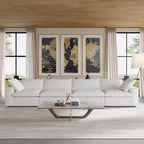 4-Seater Modular Sectional Couches for Living Room, Modern Modular Convertible Sofa Couch