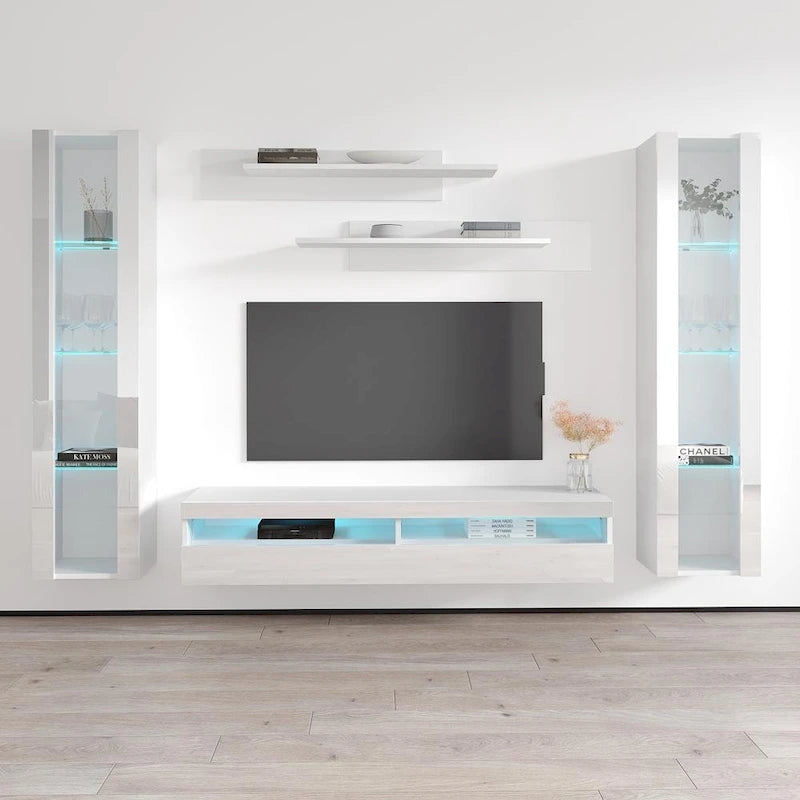 Fly AB2 35TV Wall Mounted Floating Modern Entertainment Center