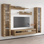 Fly AB2 35TV Wall Mounted Floating Modern Entertainment Center