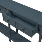 Console Table Sofa Table with Two Storage Drawers