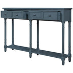 Console Table Sofa Table with Two Storage Drawers