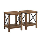 Middlebrook Kujawa 18-inch X-side Accent Table (Set of 2)