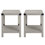 Middlebrook Kujawa 18-inch X-side Accent Table (Set of 2)