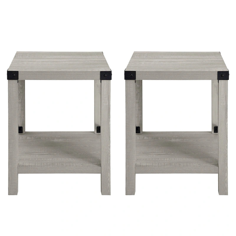 Middlebrook Kujawa 18-inch X-side Accent Table (Set of 2)