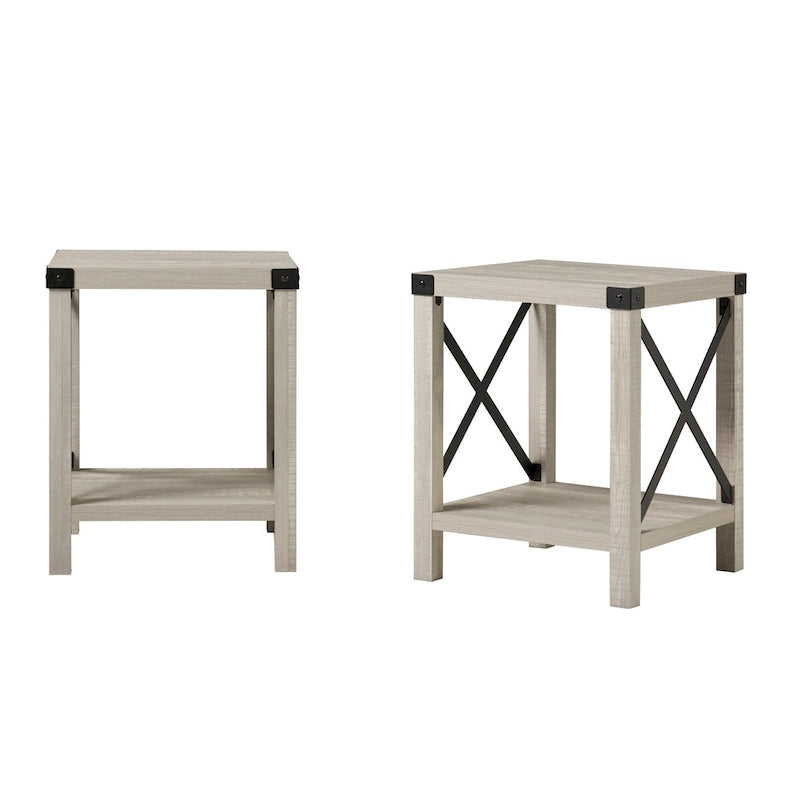 Middlebrook Kujawa 18-inch X-side Accent Table (Set of 2)