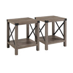 Middlebrook Kujawa 18-inch X-side Accent Table (Set of 2)