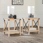 Middlebrook Kujawa 18-inch X-side Accent Table (Set of 2)