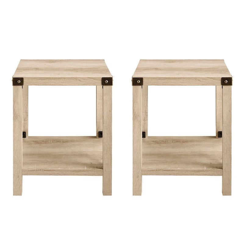 Middlebrook Kujawa 18-inch X-side Accent Table (Set of 2)