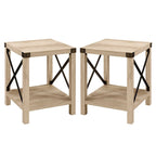 Middlebrook Kujawa 18-inch X-side Accent Table (Set of 2)