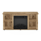 Furinno Jensen TV Stand with Fireplace