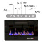 Electric Fireplace TV Stand Entertainment Center Remote Control