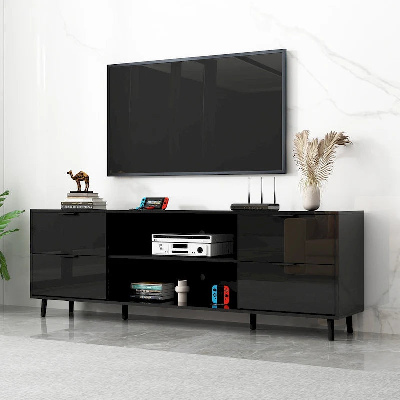 Electric Fireplace TV Stand Entertainment Center Remote Control