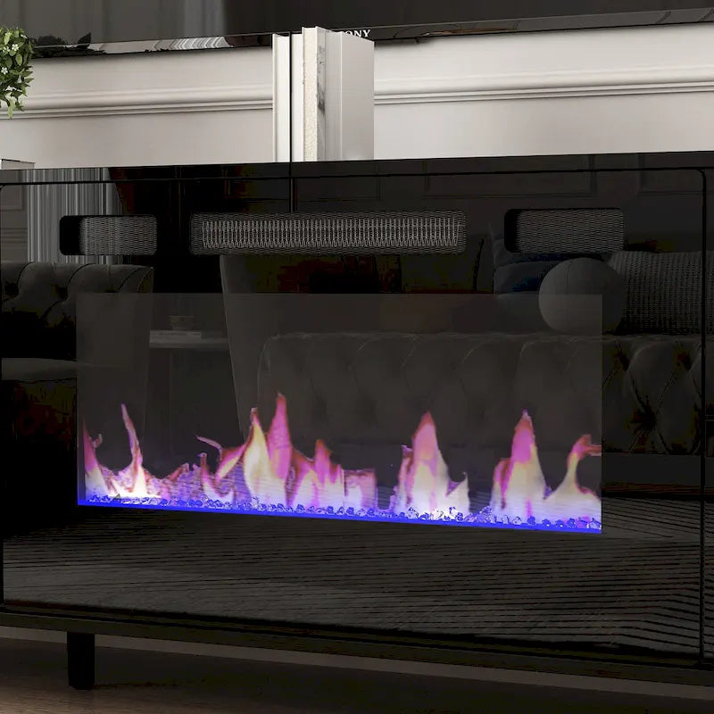 Electric Fireplace TV Stand Entertainment Center Remote Control