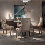 Velvet Upholstered Dining Chair 2-Pcs Set
