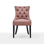 Silver Orchid Kornman Velvet Dining Side Chairs (Set of 2)