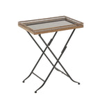 Metal Accent Table - Gold - Roche River Decor - 14W x 21L x 25H