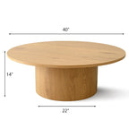 Pedestal 40 Coffee Table