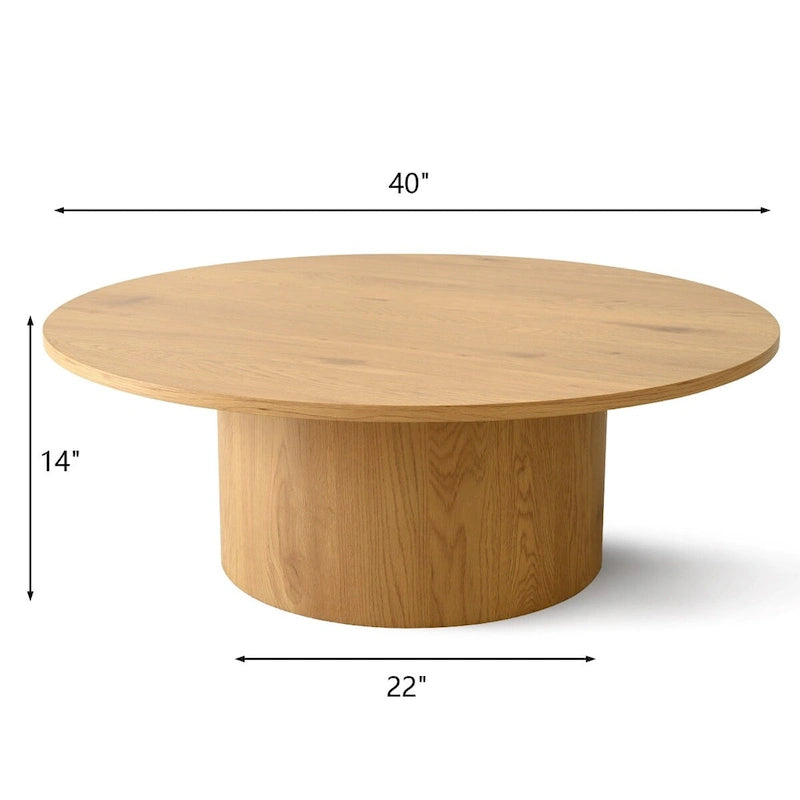 Pedestal 40 Coffee Table